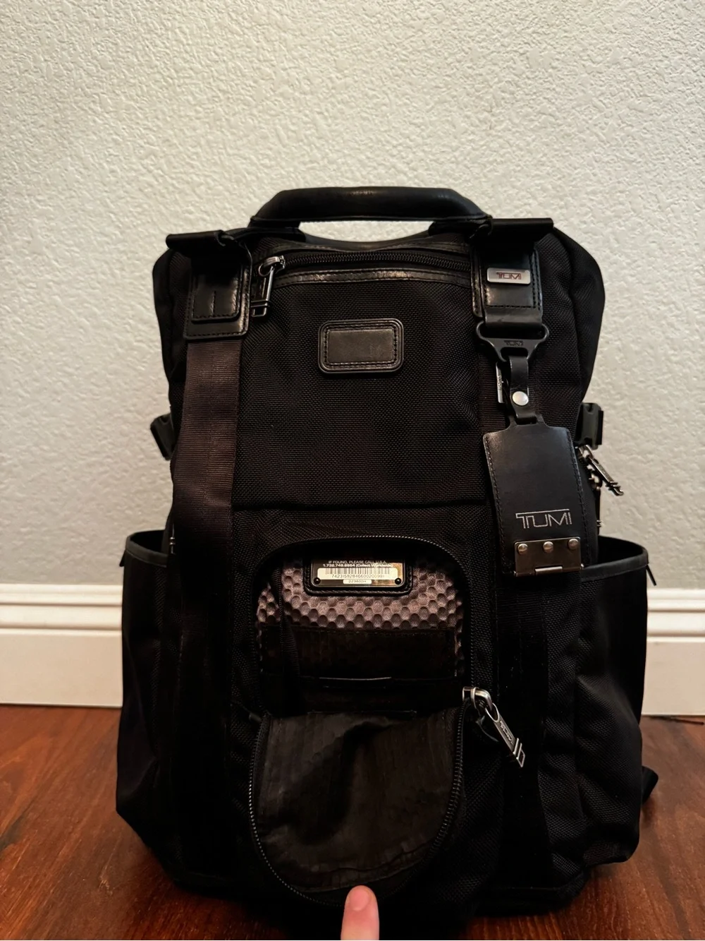 Tumi versatile backpack